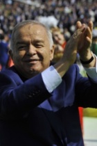 Uzbekistan’s president Islam Karimov at Navruz holiday festivities in Tashkent. Photograph: AP